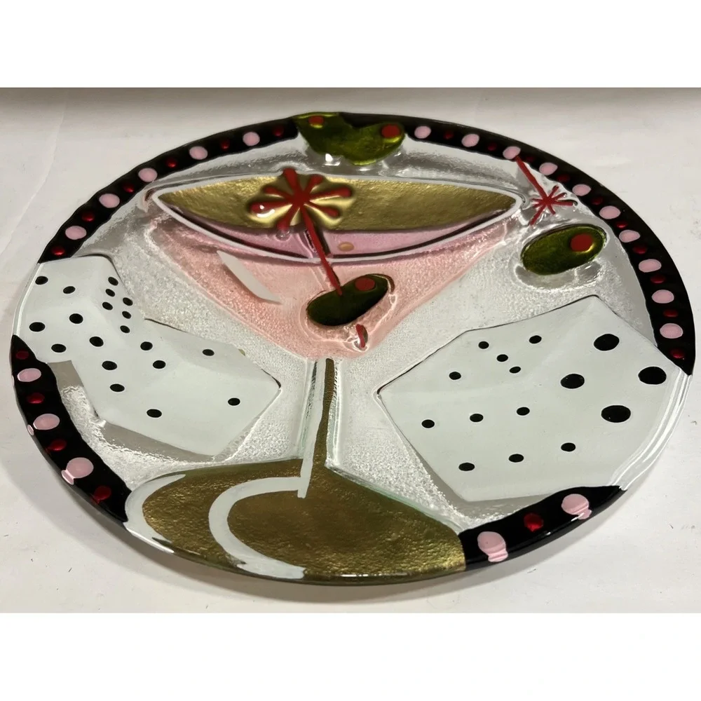 Fused Glass Serving Plate 11